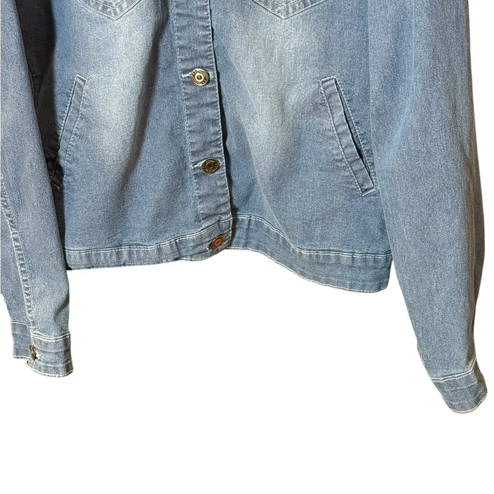 Zola Denim Jacket XXL Cropped Blue